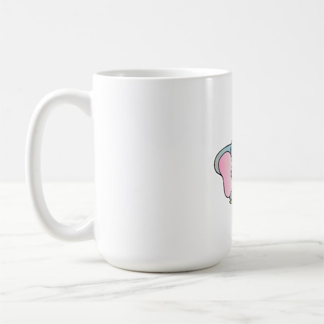 Caneca De Café Elefante, Natureza, Balão (Esquerda)