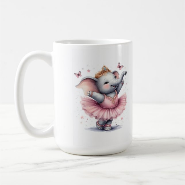 Caneca De Café Elefante no balé (Esquerda)
