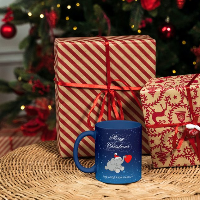 Caneca De Café Elefante para Bebê cinza (Criador carregado)