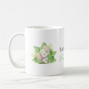 Caneca De Café Elefante Safari Coffee Mug
