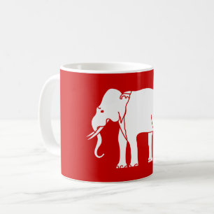 Caneca De Café Elefante Siamês