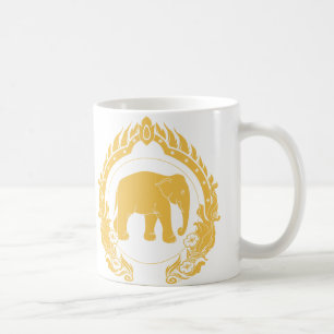 Caneca De Café Elefante tailandês