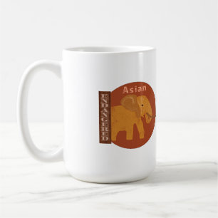 Caneca De Café Elefantes Precisam da Nossa Ajuda