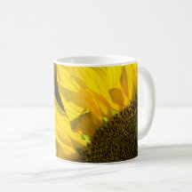 Caneca de Café - Elegância de Girassol