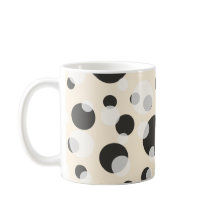 ✨ Elegância em Círculos: Bolinhas Pattern Mug