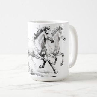 Caneca De Café Elegância Equina