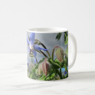 Caneca De Café Elegância Orquídea Azul-Roxo Selvagem
