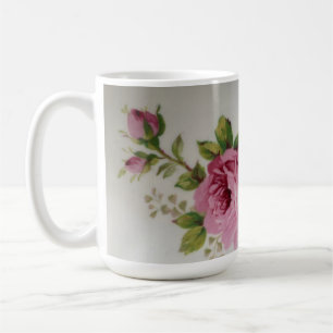 Caneca De Café Elegância Rosa Pálida