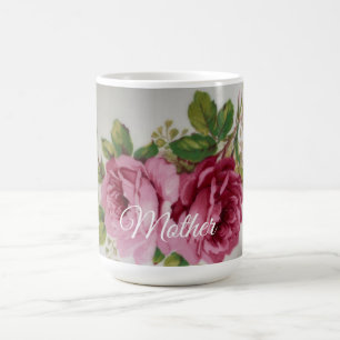 Caneca De Café Elegância Rosa Pálida