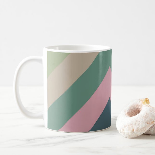 Caneca De Café Elegância sem som - distribuição diagonal (Com Donut)