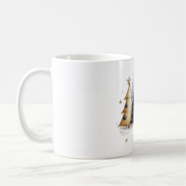 Caneca De Café Elegant Christmas Trees – Holiday Season Design