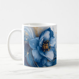 Caneca De Café Elegant Floral Wooden Tray & Matching Mug Set 