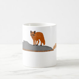 Caneca De Café 🦊 Elegant Fox Coffee Mug