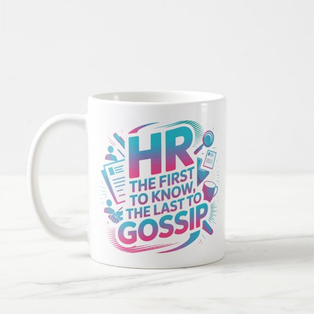 Caneca De Café Elegant HR Quote Mug for Professionals (Esquerda)