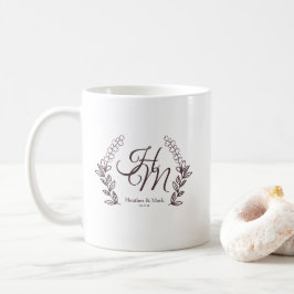 Caneca De Café Elegant, Modern and Minimalist Twigs Design