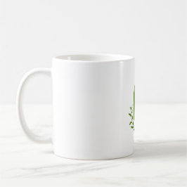 Caneca De Café Elegant mug of matcha drink