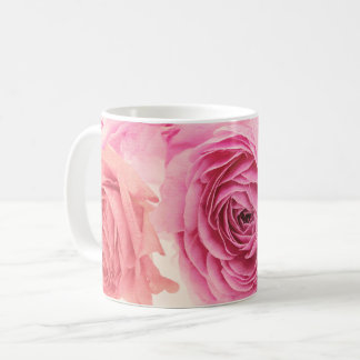 Caneca De Café Elegant pink bouquets