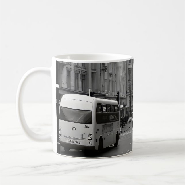 Caneca De Café Elegant Street View (Esquerda)