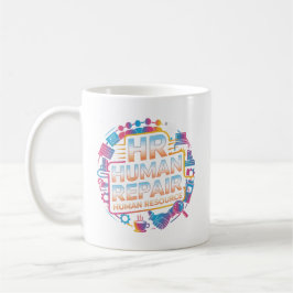 Caneca De Café Elegant Workplace Peacekeeper HR Mug Design