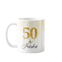 Elegante 50 e Fabuloso em Dourado e Preto