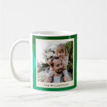 Elegante Abstrato Verde Foto Festiva Natal