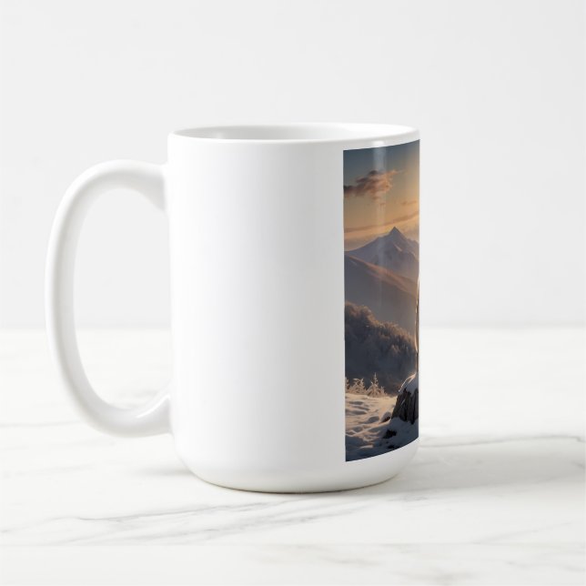 Caneca De Café Elegante Akita Coffee Mug (Esquerda)