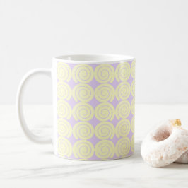 Caneca De Café Elegante Cream Swirl