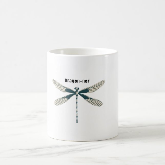 Caneca De Café Elegante Dragonfly Mug (Centro)