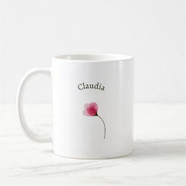 Caneca De Café Elegante Fofo Sofisticado Rústico Romântico Floral