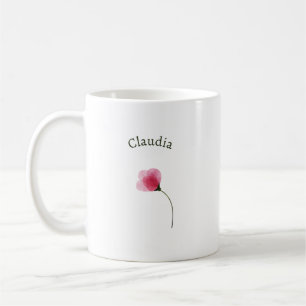 Caneca De Café Elegante Fofo Sofisticado Rústico Romântico Floral