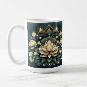 Caneca De Café Elegante Lotus Flower Mug Zen Floral Design Lotus