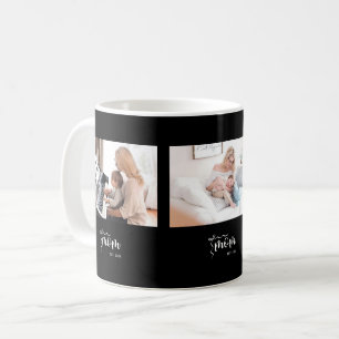 Caneca De Café Elegante Mãe Preta Estabeleceu Arco Adicionar 3 Fo
