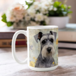 Caneca De Café Elegante Mini Schnauzer