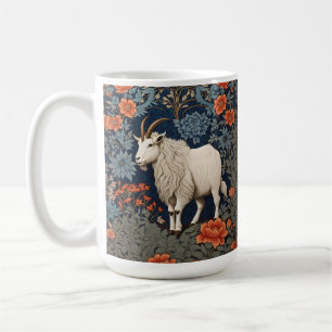Caneca De Café Elegante Mountain Goat William Morris Inspirado