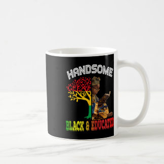 Caneca De Café Elegante Negro Educado História Negra Africana Afr
