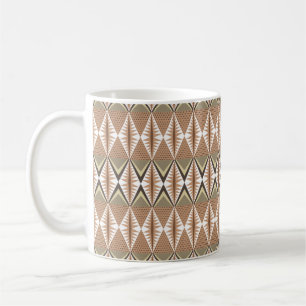 Caneca De Café Elegante padrão perfeito com motivos étnicos. Fo