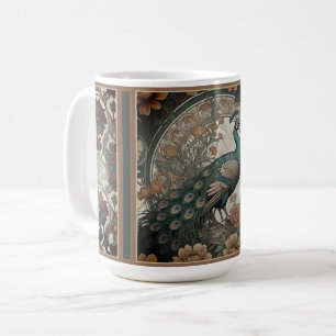 Caneca De Café Elegante Peacock Mug