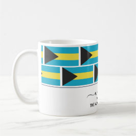 Caneca De Café Elegante personalizado BAHAMAS FLAG Bem-vindo