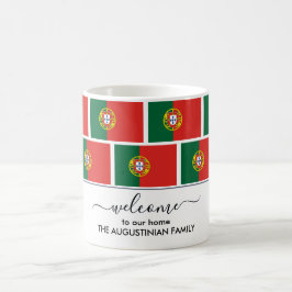 Caneca De Café Elegante personalizado Bloco de Boas-vindas PORTUG