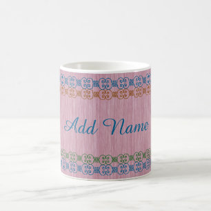 Caneca De Café Elegante Personalizado Multi-Colorido