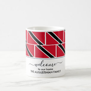 Caneca De Café Elegante personalizado TRINIDAD FLAG