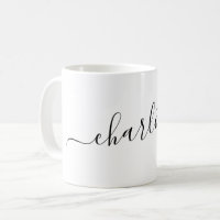 Elegante Roteiro Minimalista Moderno Nome Personal