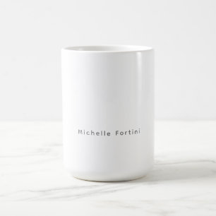 Caneca De Café Elegante Simples Minimalista