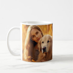 Caneca De Café Elegante Simples Personalizado Foto Simples Modern