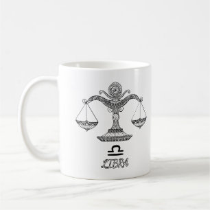 Caneca De Café Elegante Sinal Zodiac Coffee Mug