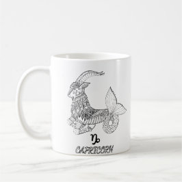 Caneca De Café Elegante Sinal Zodiac Coffee Mug