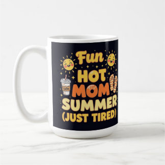 Caneca De Café Elegante verão de mãe quente vibrações