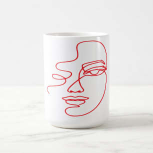Caneca De Café Elegante Vetor Mug