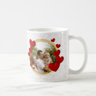 Caneca De Café Elegantes Dia dos Namorados, Amor, Aniversário Cor