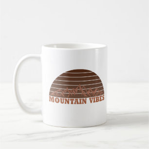 Caneca De Café Elegantes vibrações modernas de montanha ao ar liv